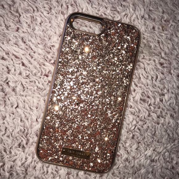 SOLD! Kate Spade Glitter case bumper iPhone 7 Plus - Picture 6 of 8
